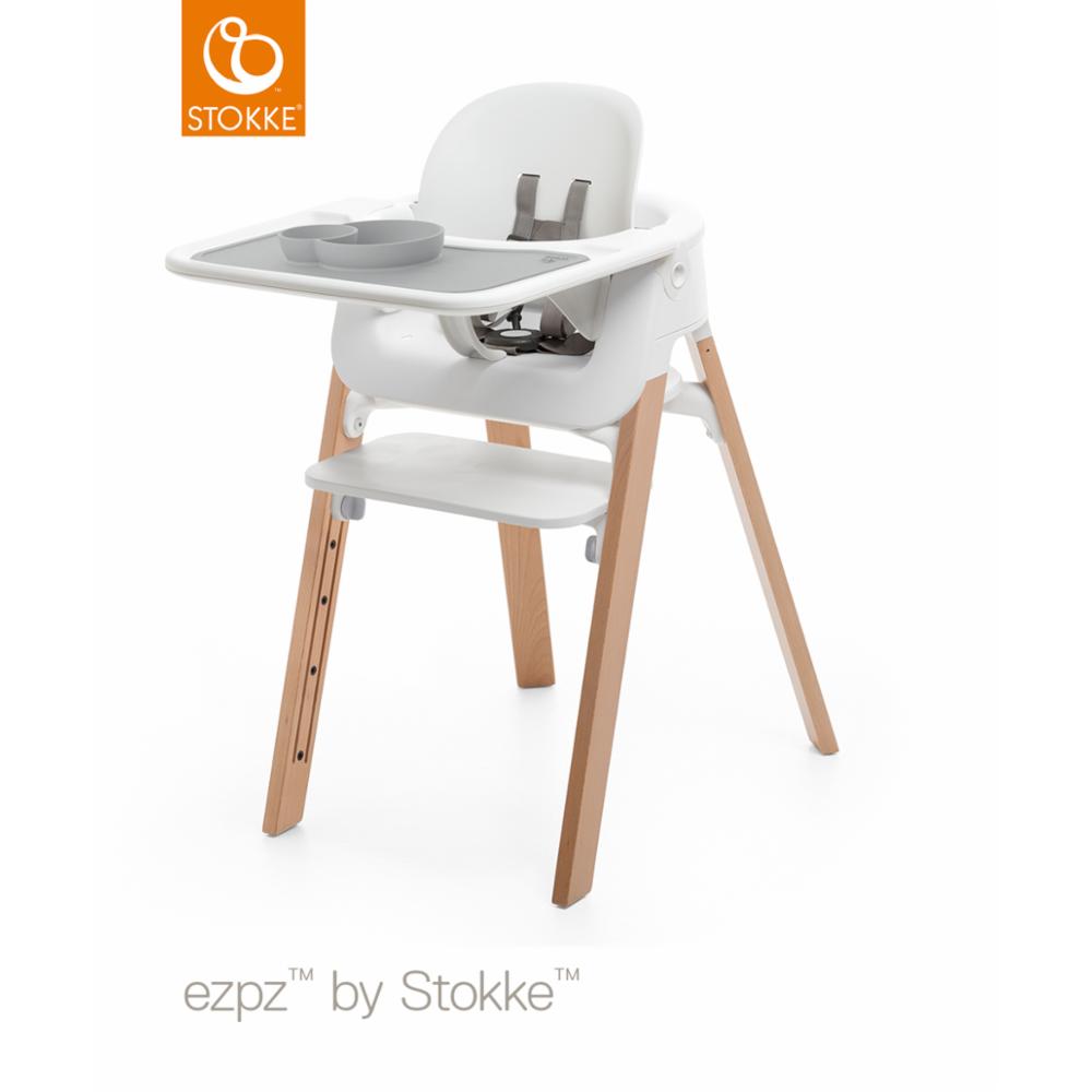 Stokke Ruokailualusta Steps, Harmaa