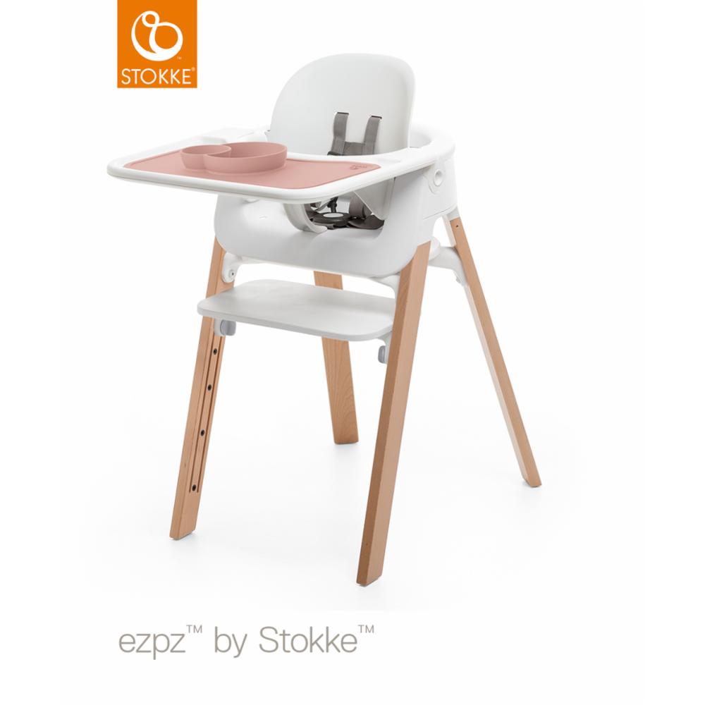 Stokke Ruokailualusta Steps, Pinkki