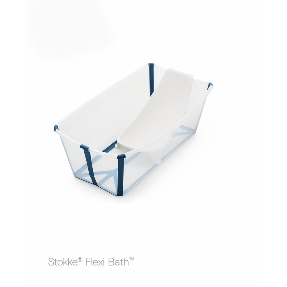 Stokke Flexi Bath Bundle, Transparent blue
