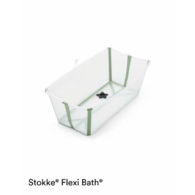 Stokke Flexi Bath Large Kylpyamme - Transparent green