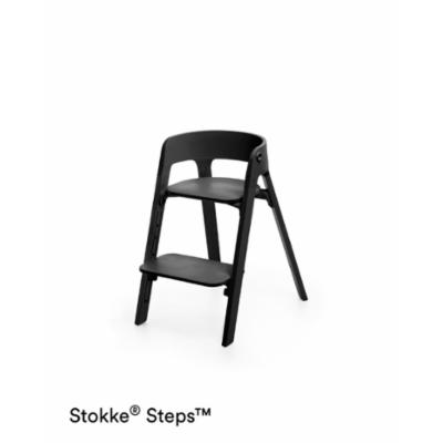 Stokke Steps Syöttötuoli - Black/black