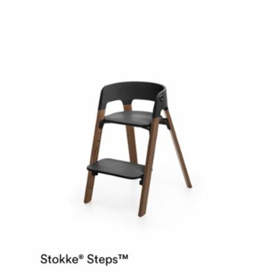 Stokke Steps Syöttötuoli - Black/Golden Brown