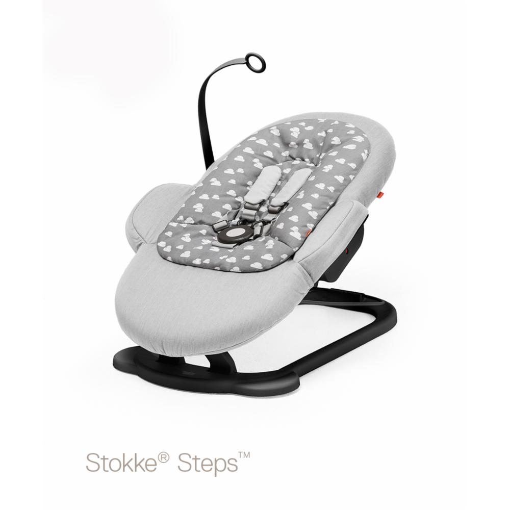 Babysitteri Stokke Steps Bouncer, Grey Clouds