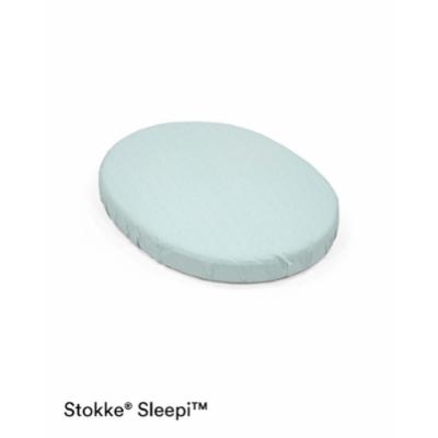 Stokke sleepi mini muotoonommeltu lakana V3 - Dots sage