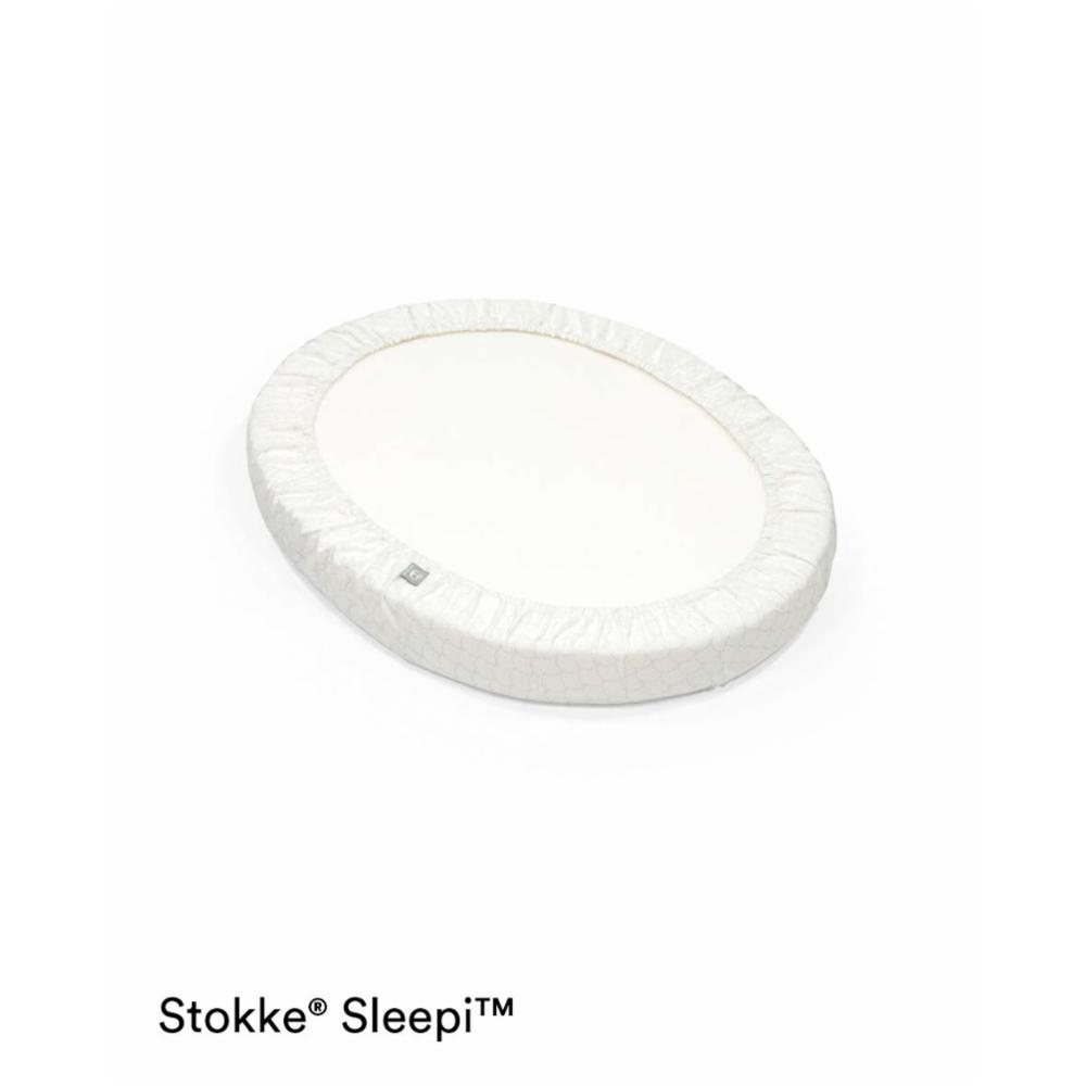 Stokke sleepi mini muotoonommeltu lakana V3 - Fans grey