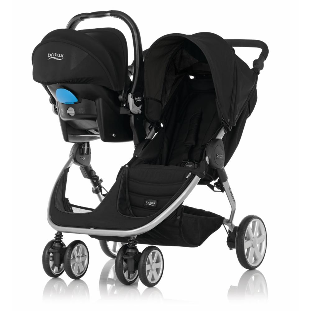 Kaksostenrattaat Britax B-Agile DOUBLE, Cosmos Black