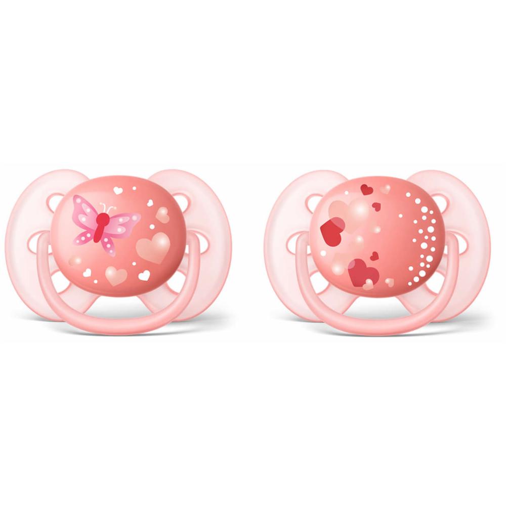 Avent Huvitutti ultra soft 6-18 pink deko