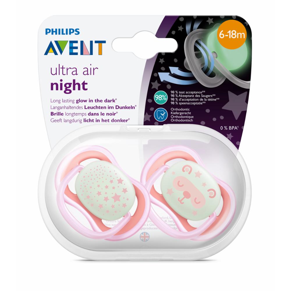 Avent Huvitutti Night Pinkki 6-18