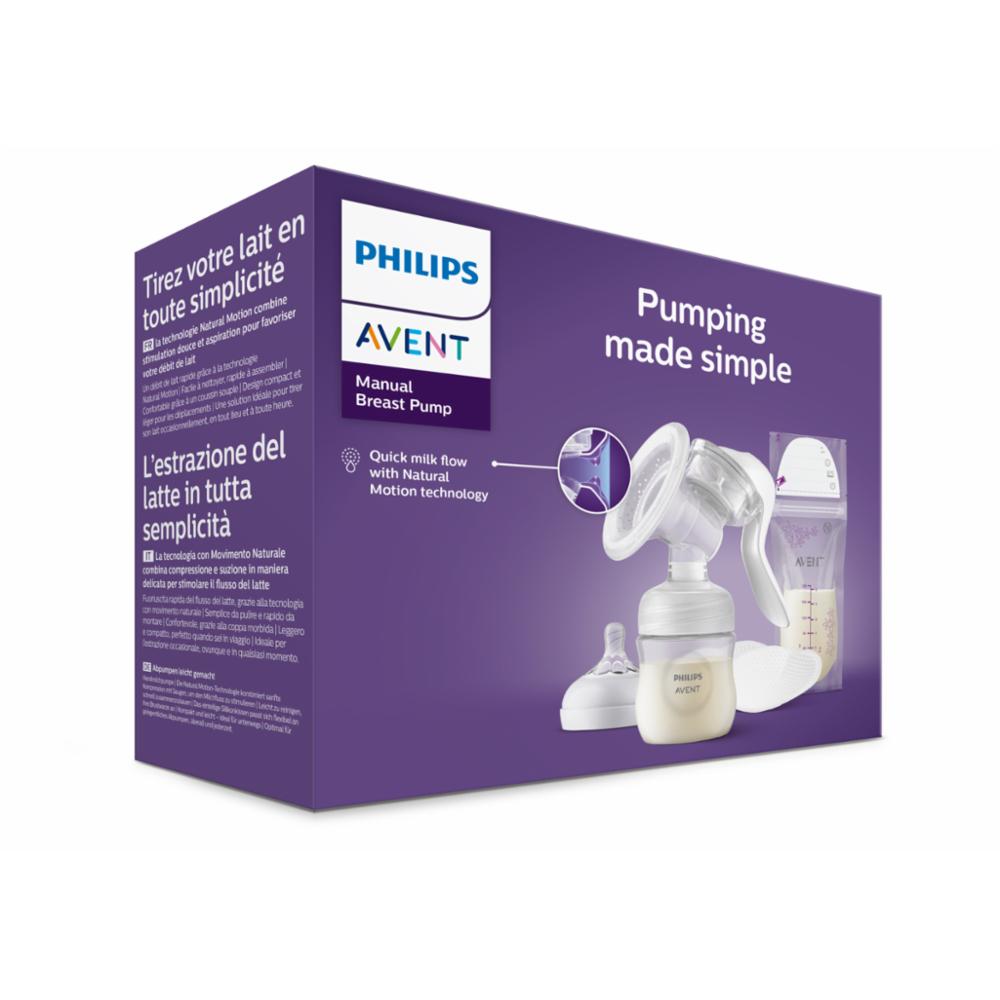 Philips Avent Manuaalinen Rintapumppu + Tarvikesetti