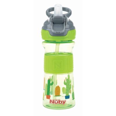 Nuby Flip-it Soft Spout Juomapullo 360ml, VIHREÄ