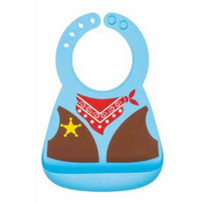 Nuby Silikoni Ruokalappu Puku, BLUE