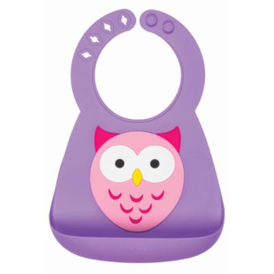 Nuby Silikoni Ruokalappu Eläin, OWL