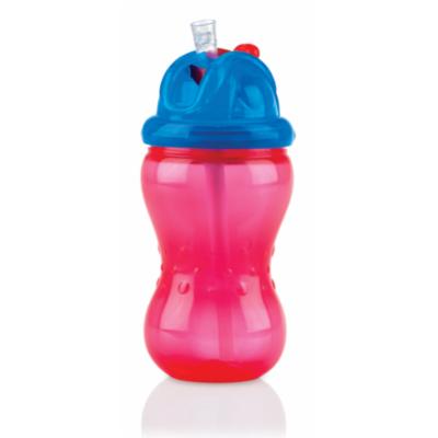Nuby Flip-it Pillipullo 360ml 12+, PUNAINEN