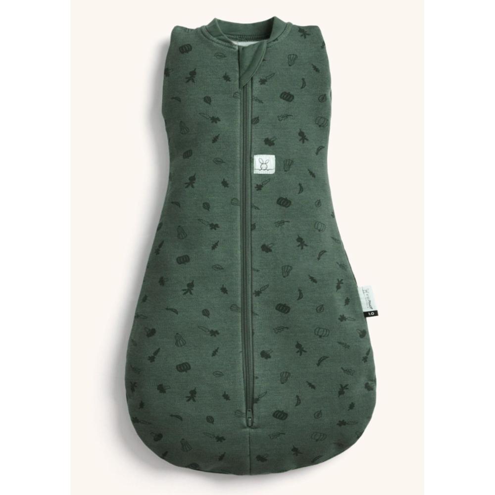 ErgoCocoon Unipussi TOG 1.0 - Veggie patch green LIMITED EDITION - koko 6-12m