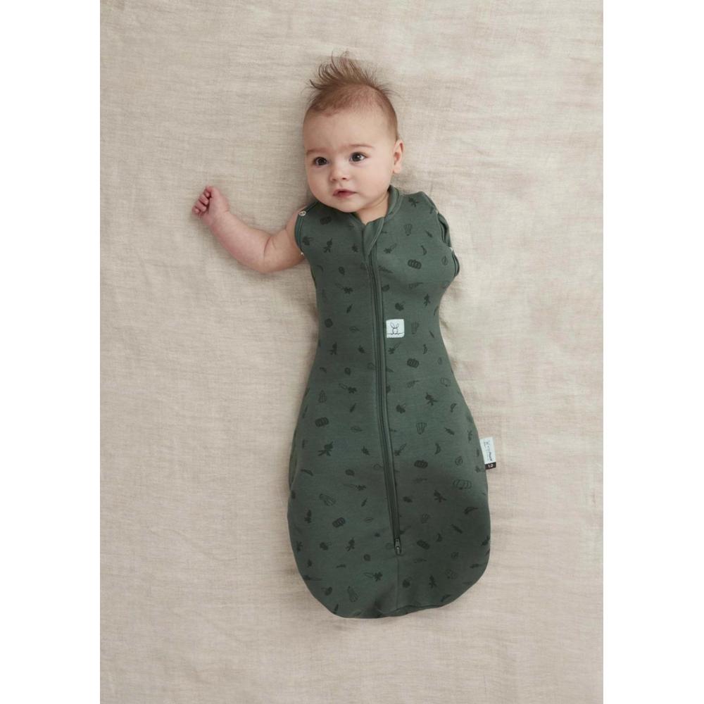 ErgoCocoon Unipussi TOG 1.0 - Veggie patch green LIMITED EDITION - koko 6-12m