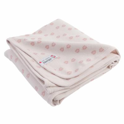 Lodger Nomad Rib vauvan huopa 100x100, Tan-roosa
