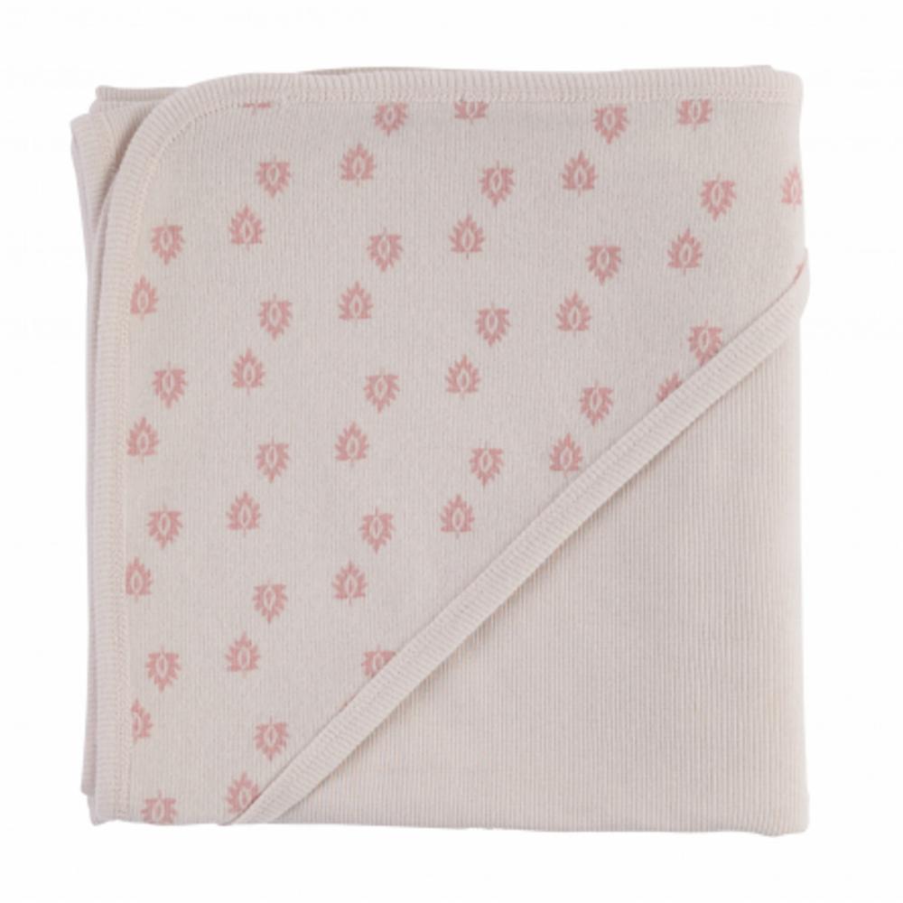 Lodger Nomad Rib vauvan huopa 100x100, Tan-roosa