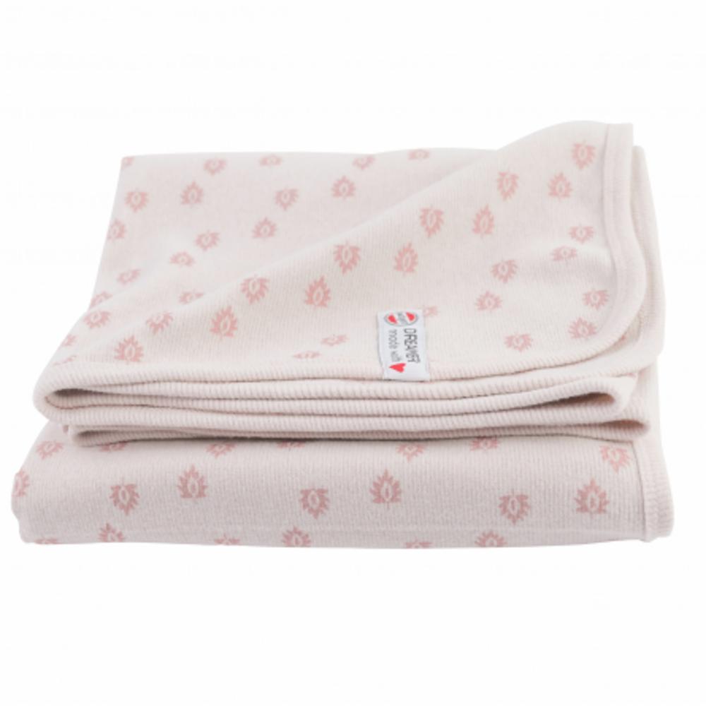 Lodger Nomad Rib vauvan huopa 100x100, Tan-roosa