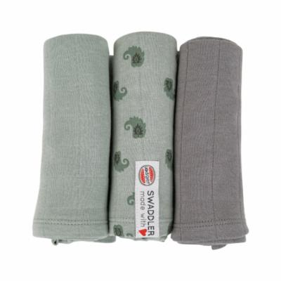 Lodger Harso 70x70 3-pak, Flame Silt Green