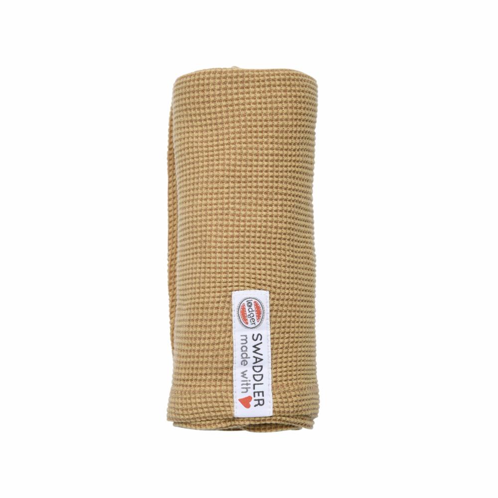 Lodger vohvelikankainen harso 70x70 Ciumbelle, Honey