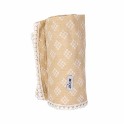 Lodger Muslin Harso Tribe 120x120 cm, Sand
