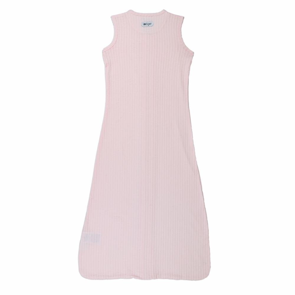 Lodger Unipussi Seersucker TOG 0.3 - Tan rosa, 86/98