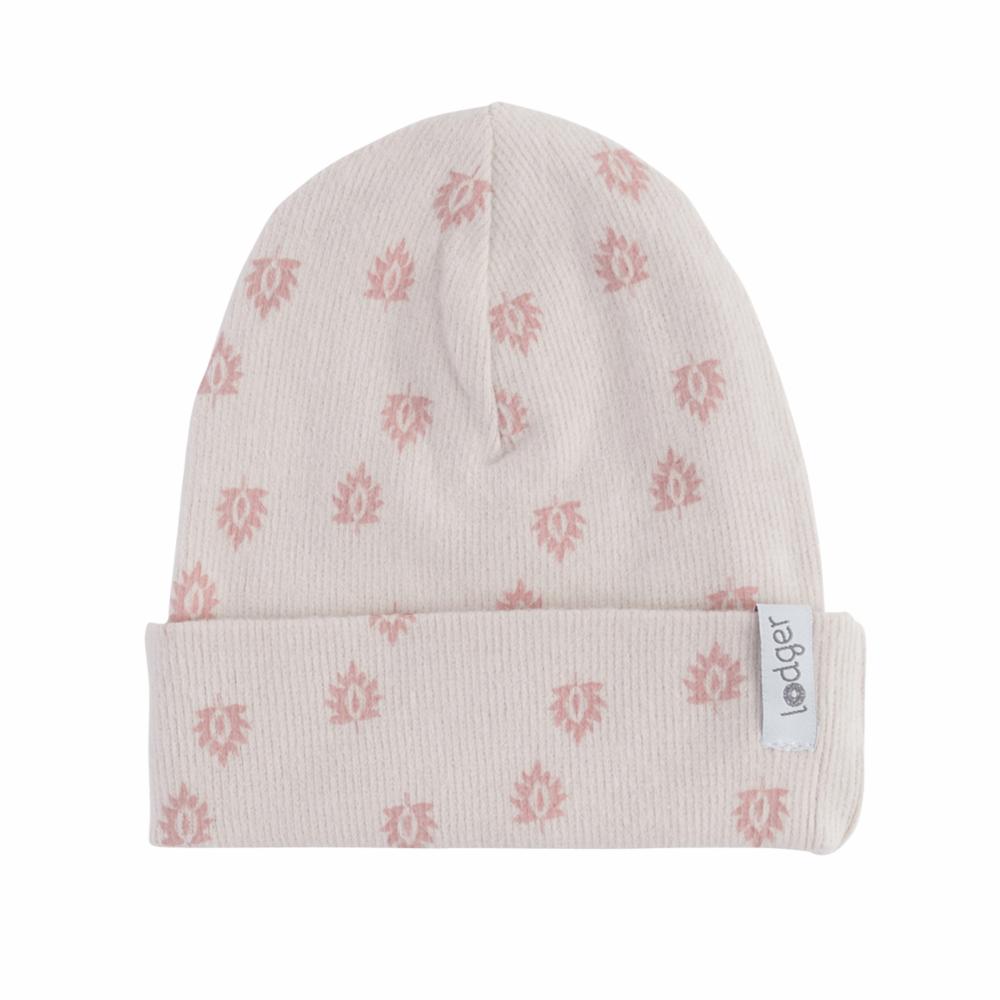 Lodger Nomad Rib Vauvan pipo, Tan rosa, 0-6kk