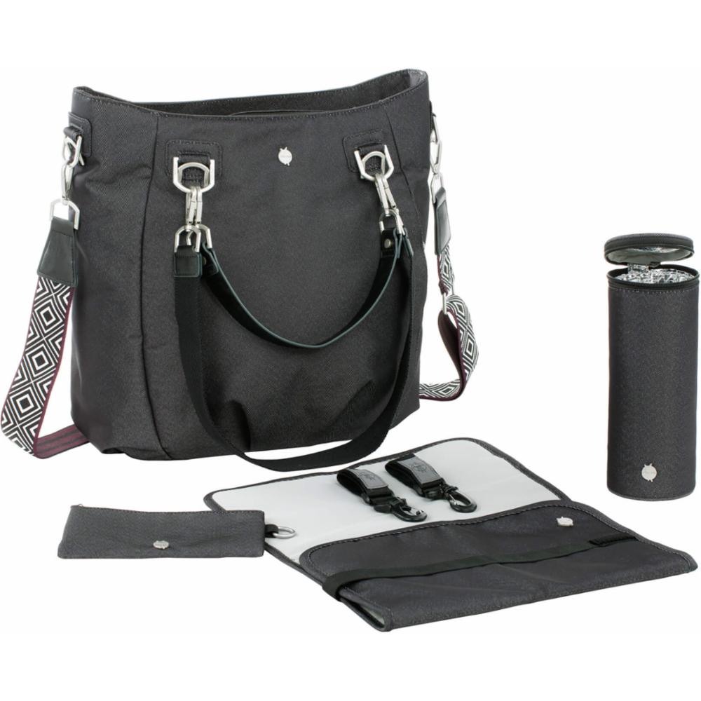 Hoitolaukku Lässig Mix n Match Bag, Denim Black