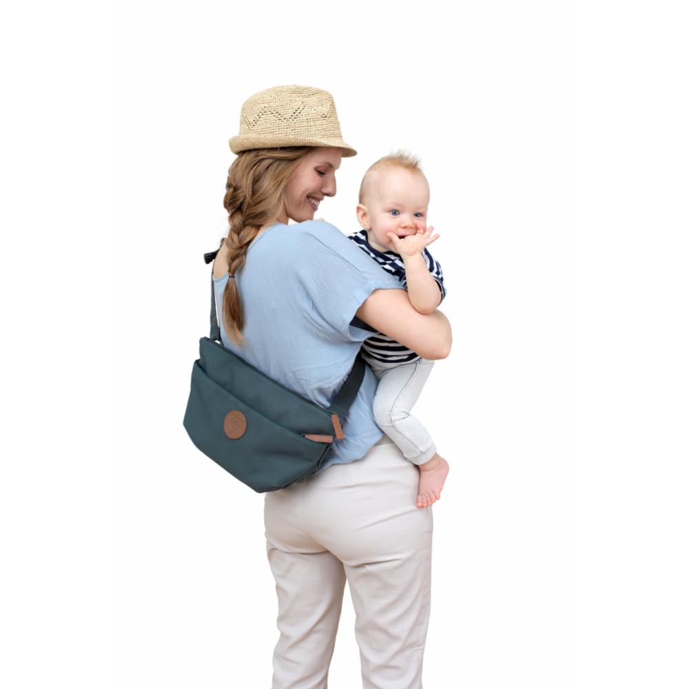 Hoitolaukku Lässig Buggy Bum Bag, Petrol