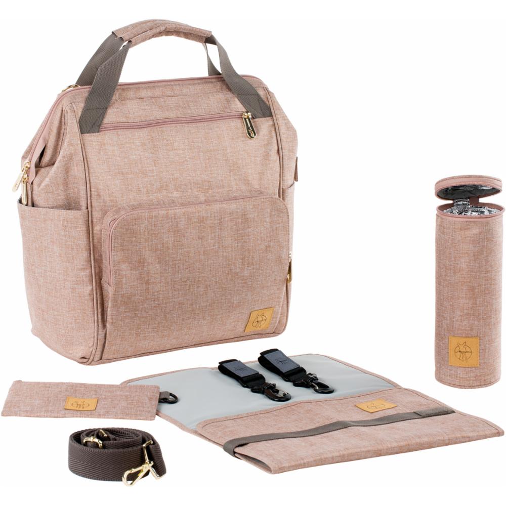 Hoitolaukku Lässig Glam Goldie Backpack, Rose