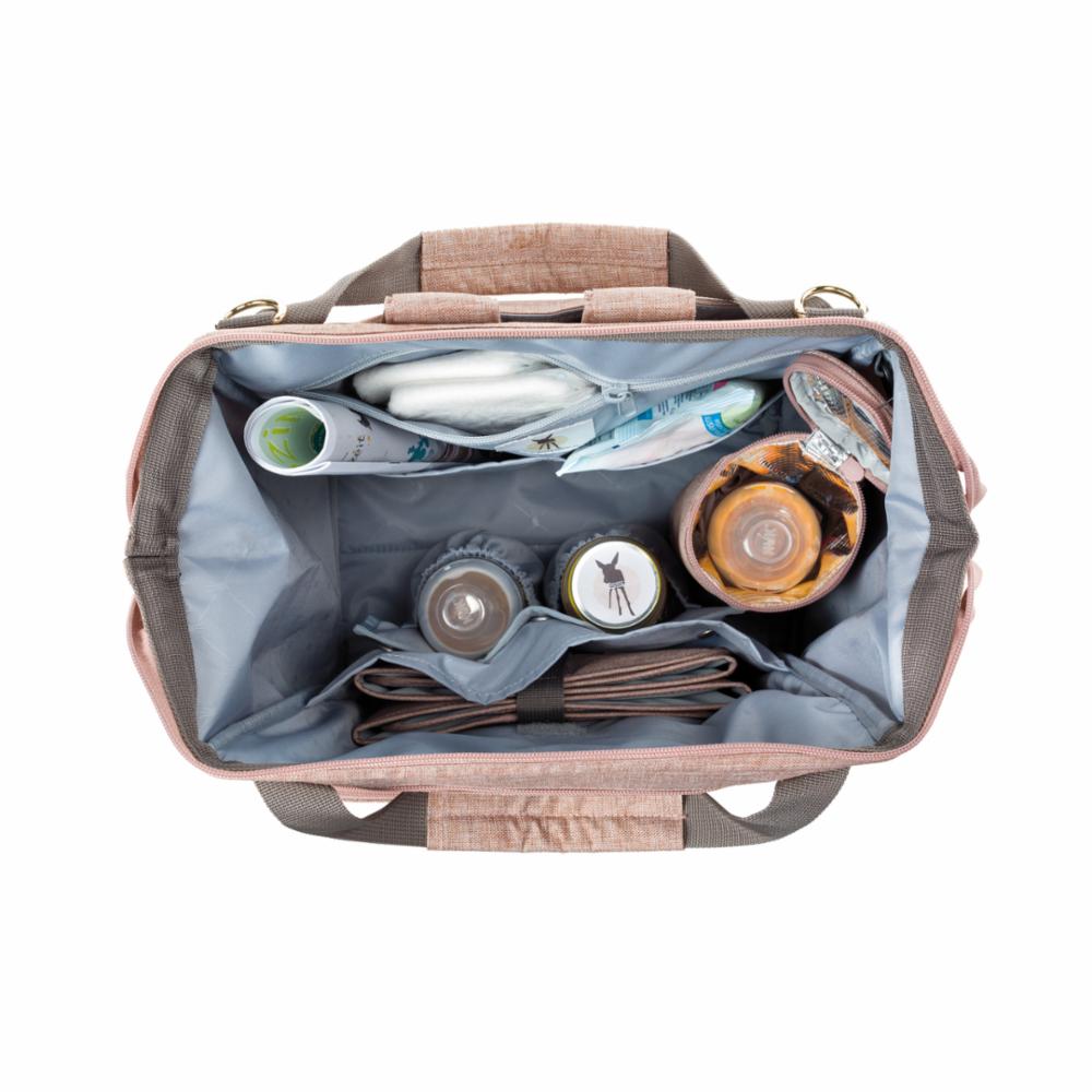 Hoitolaukku Lässig Glam Goldie Backpack, Rose