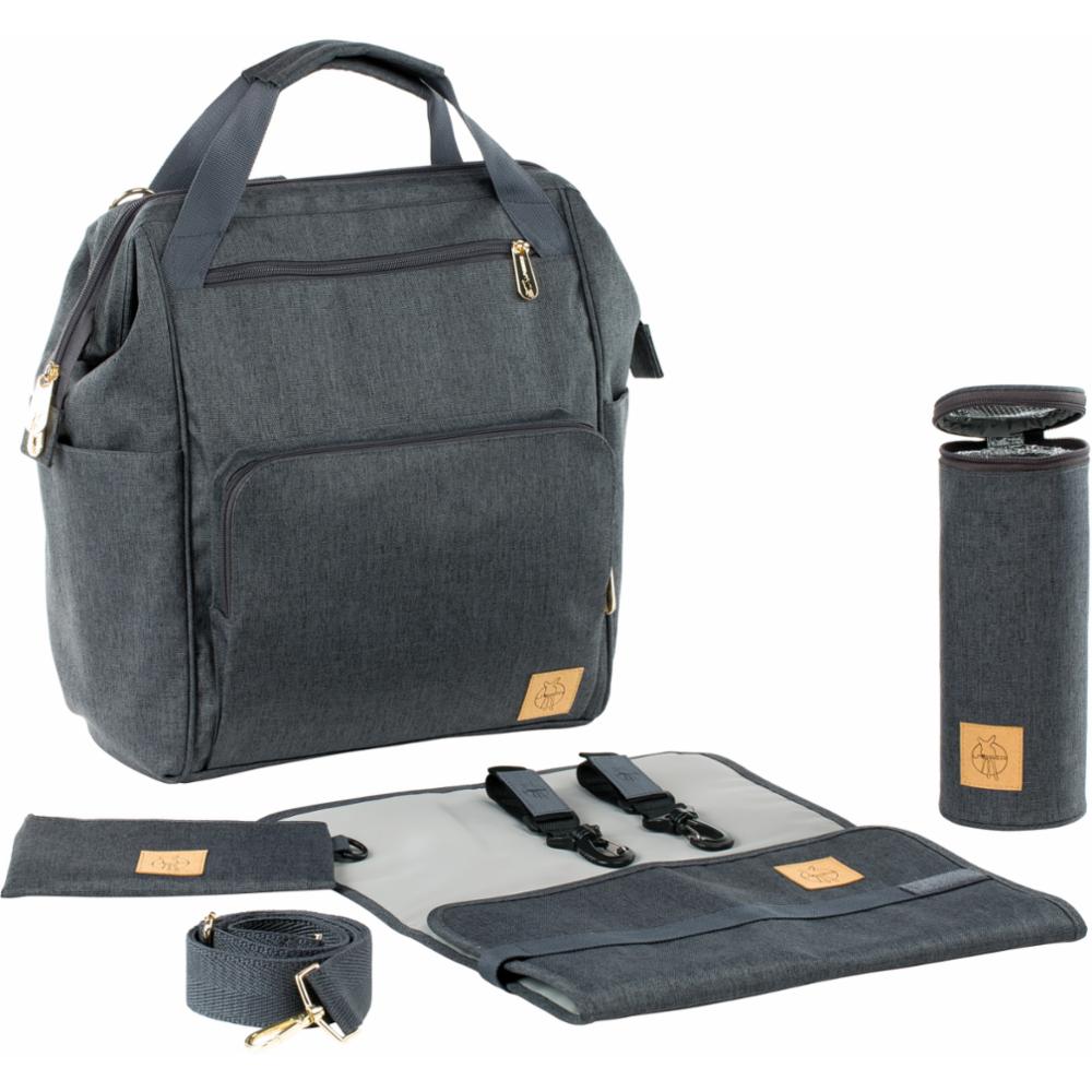 Hoitolaukku Lässig Glam Goldie Backpack, Anthracite