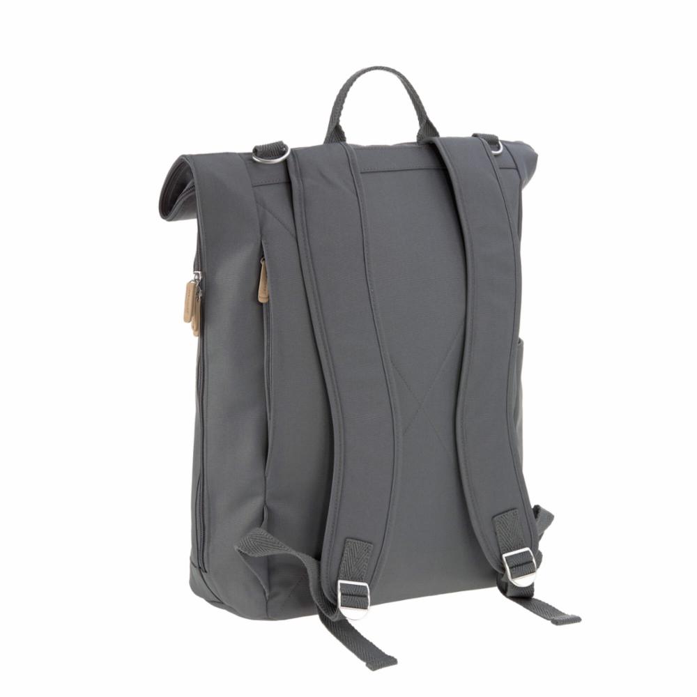 Hoitolaukku Lässig Rolltop Backpack, Anthracite