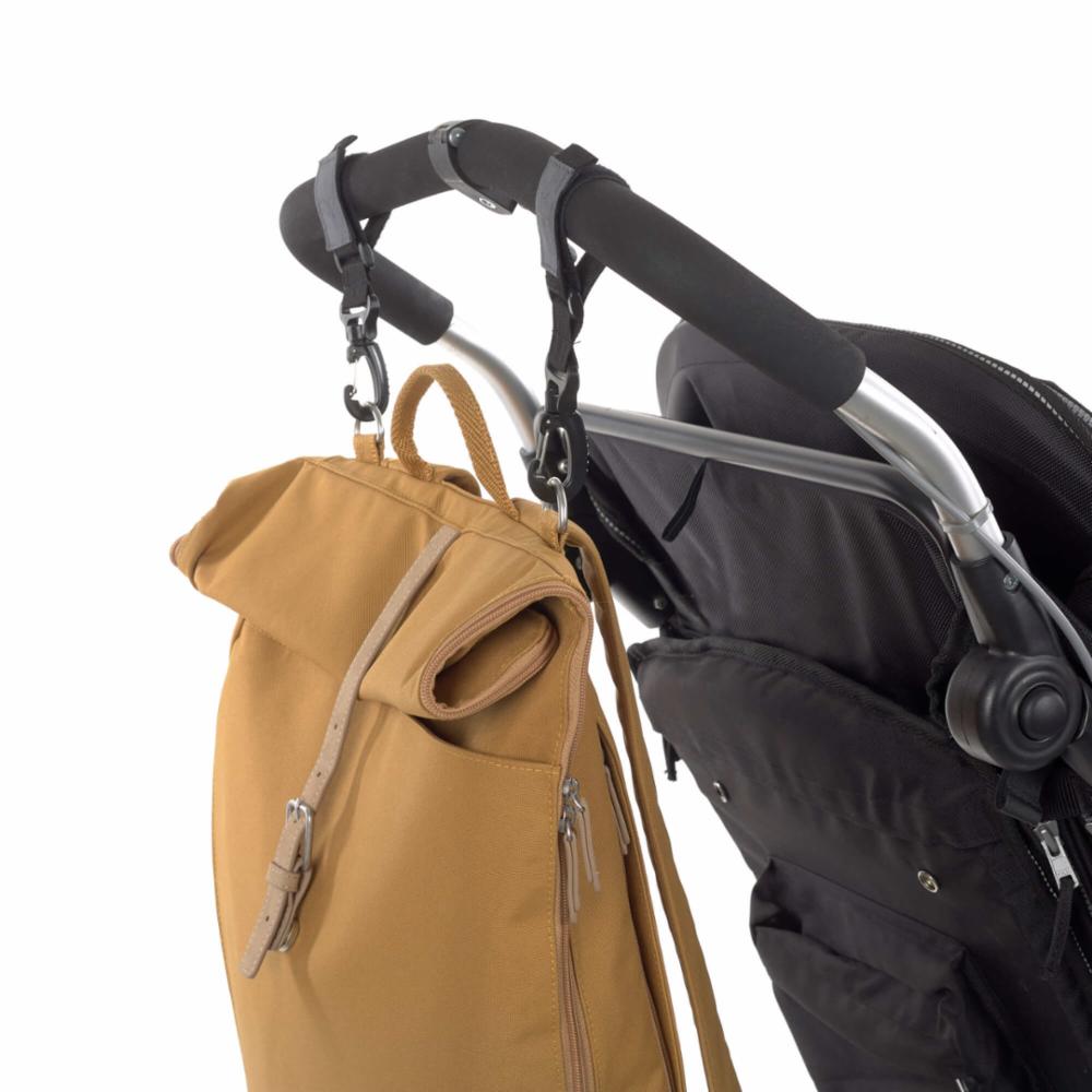 Hoitolaukku Lässig Rolltop Backpack, Curry