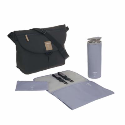 Hoitolaukku Lässig Messenger Bag, Black