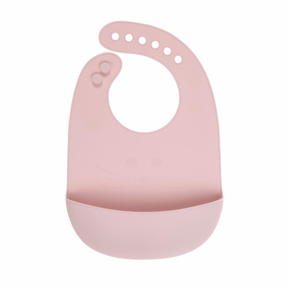 Lässig Silikoniruokalappu, Rose