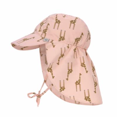Lässig UV-hattu lipalla, Giraffe rose, 3-6 kk, koko 43/45