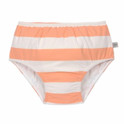 Lässig Uimavaippa - Block Stripes peach, 7-12 kk, koko 74/80