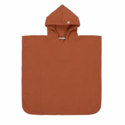 Lässig Poncho muslin - Rust, 12-36kk