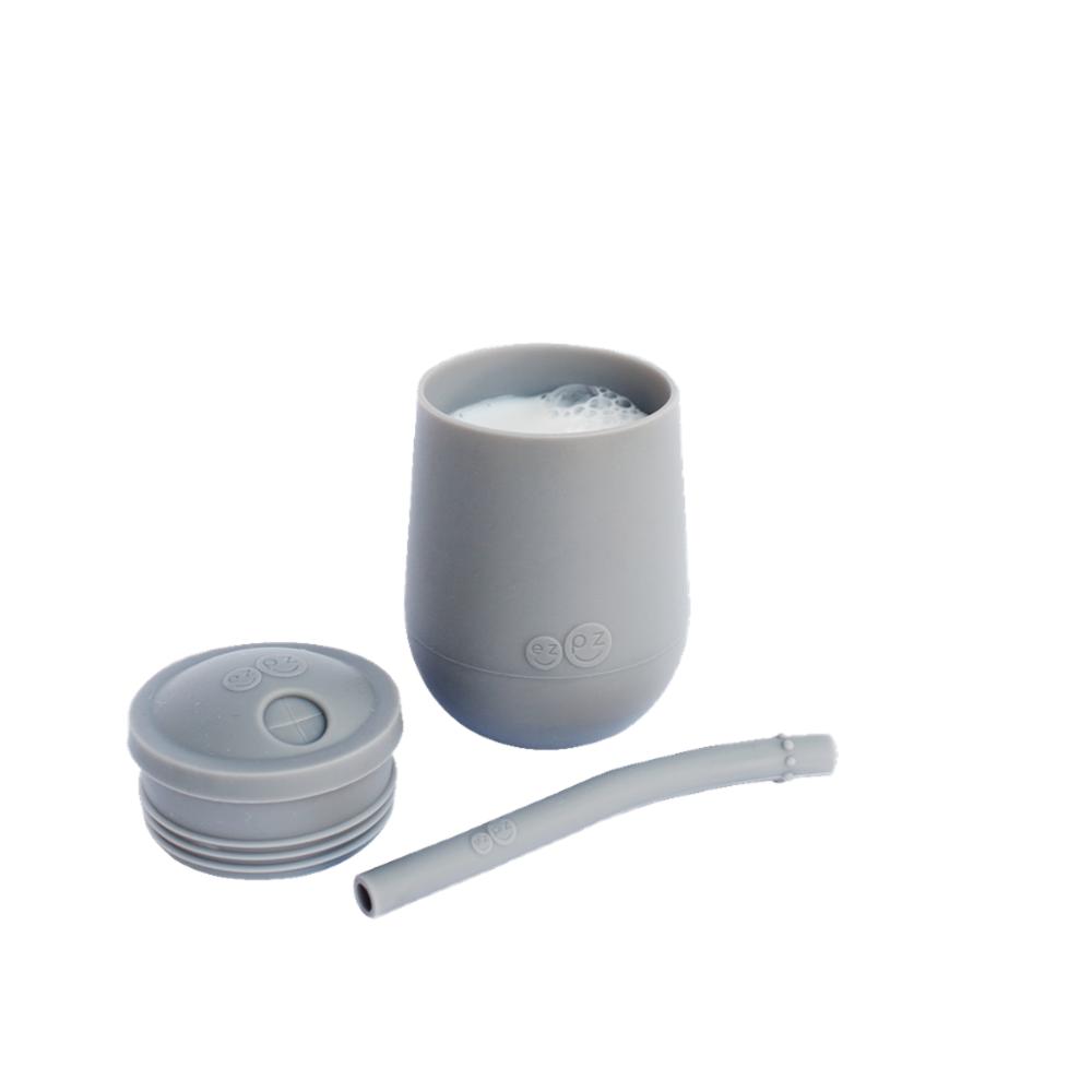 ezpz Mini Cup & Straw training Pillimuki, Gray