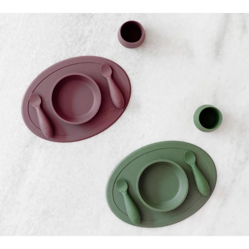 ezpz First Food Set lasten astiasto, Olive