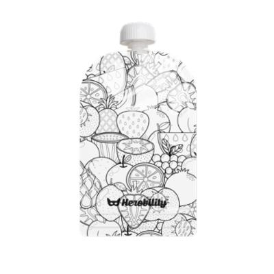 Herobility Ruokapussi 180ml - Fruits Black and White