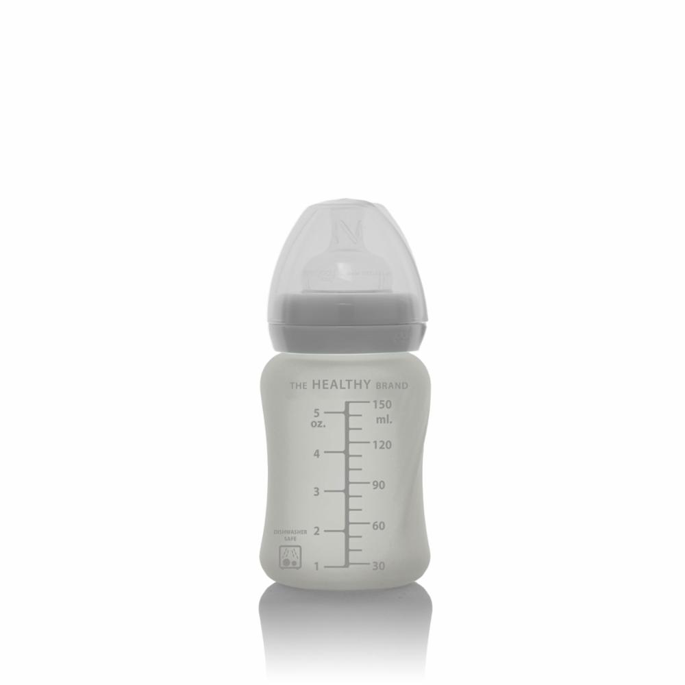 Everyday Baby Lasinen Tuttipullo 150ml, Quiet Gray