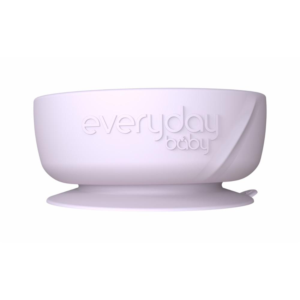 Everyday Baby Silikonikulho imukupilla - Light Lavender