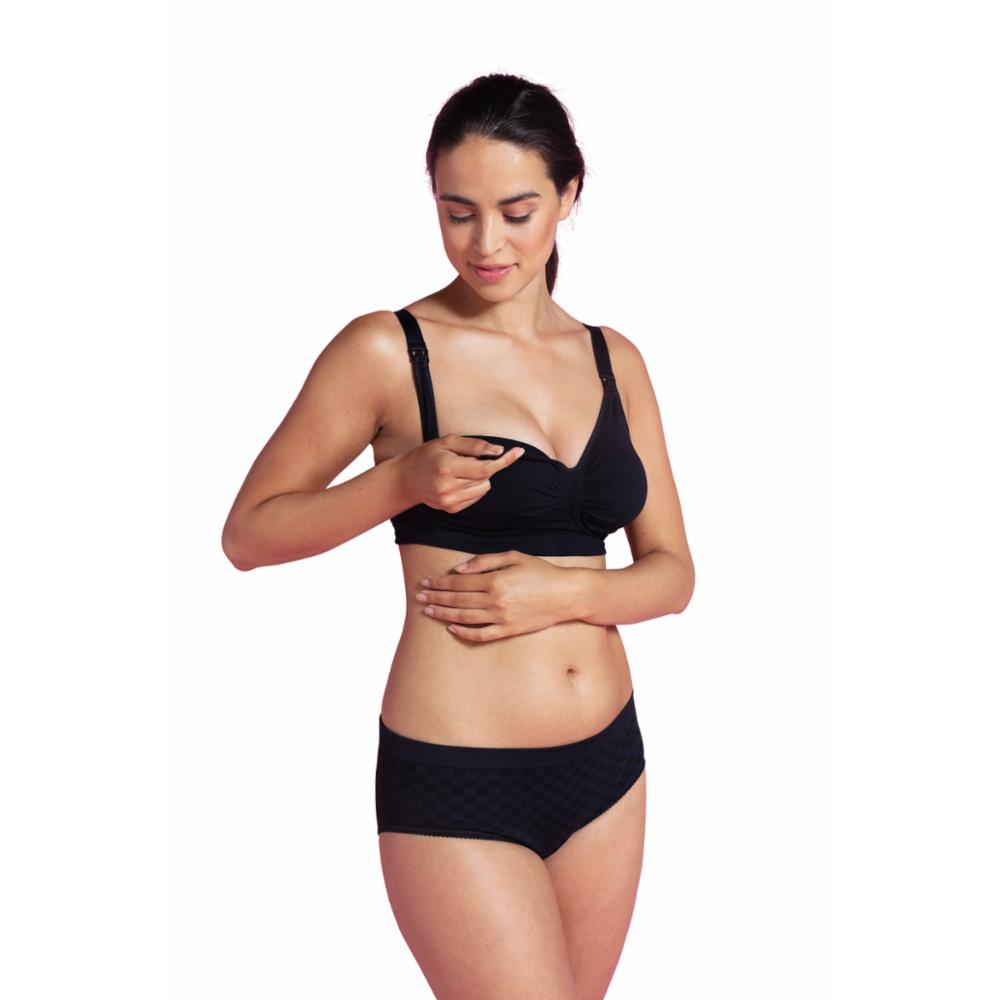 Carriwell Imetysliivit GelWire - Musta - XL