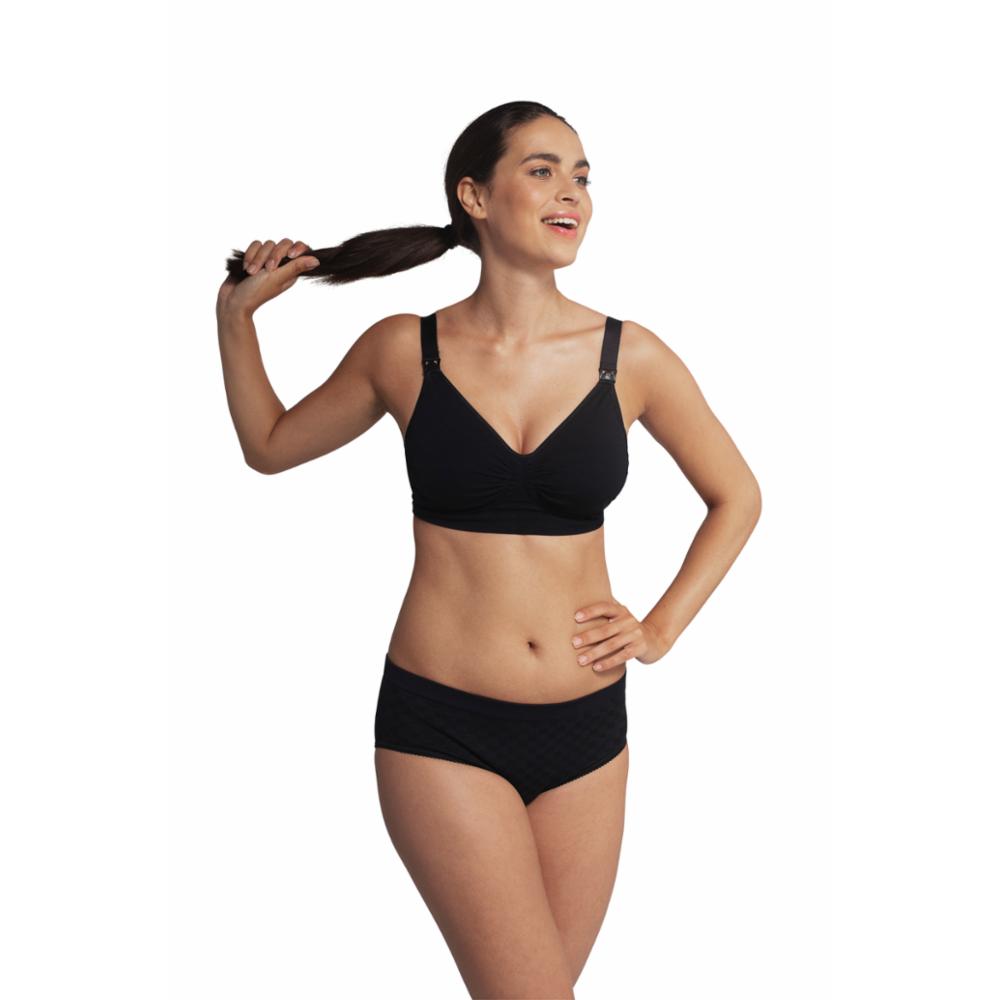 Carriwell Imetysliivit GelWire - Musta - XL