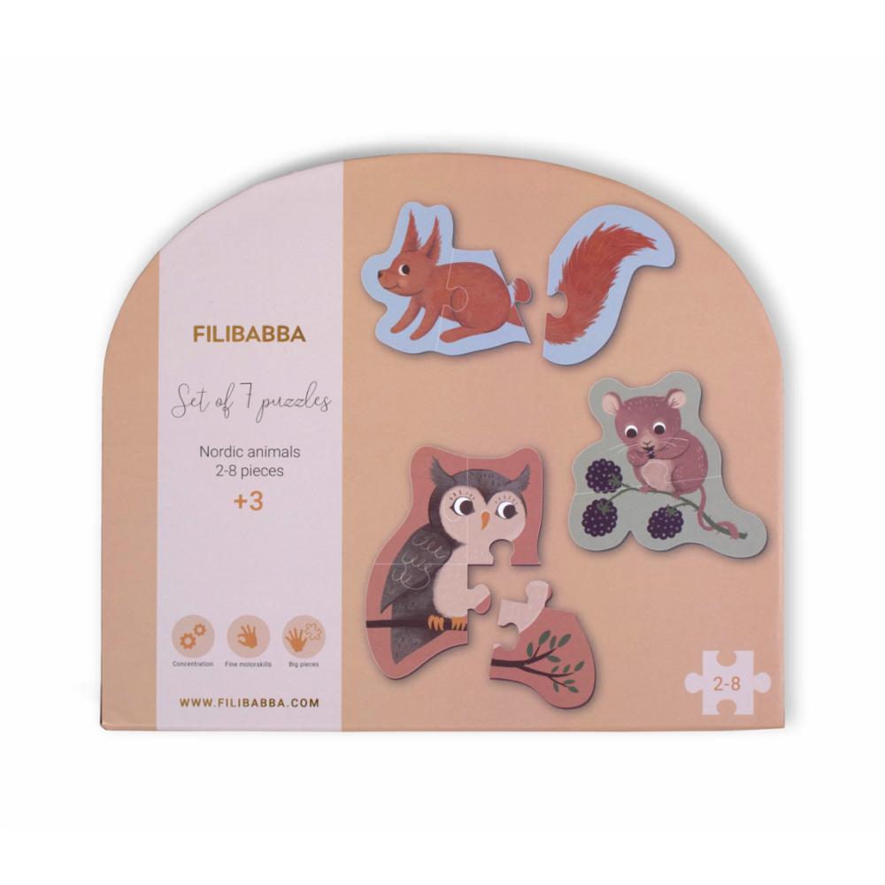 Filibabba - 7 x Palapelisetti