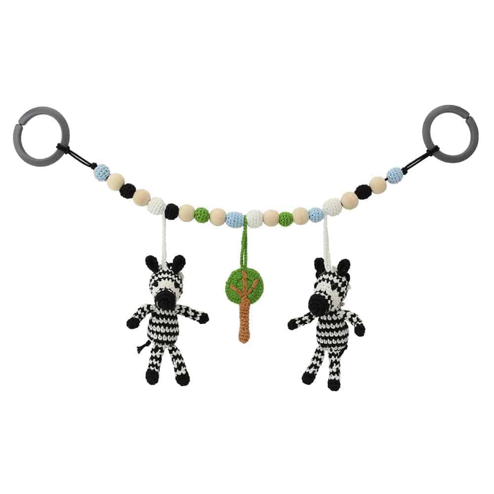 Sindibaba Virkattu Vaunulelu, Zebra