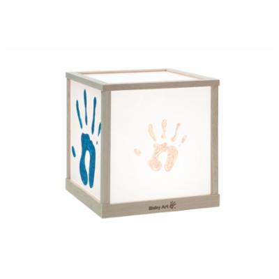 Baby Art Family Light vauvan kädenjäljet kuutiolamppu