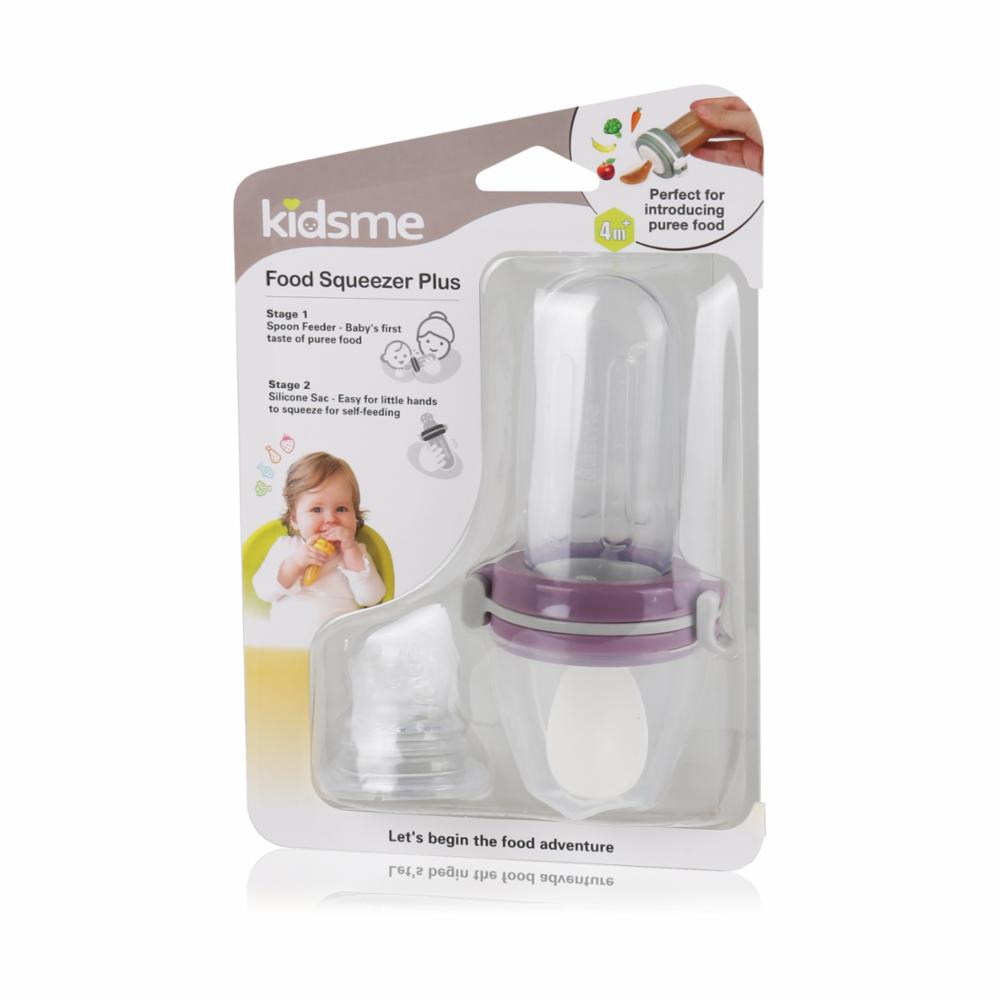 Kidsme Food Squeezer Silikoni - Luumu